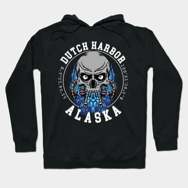 Dutch Harbor Alaska Hoodie by Energized Designs